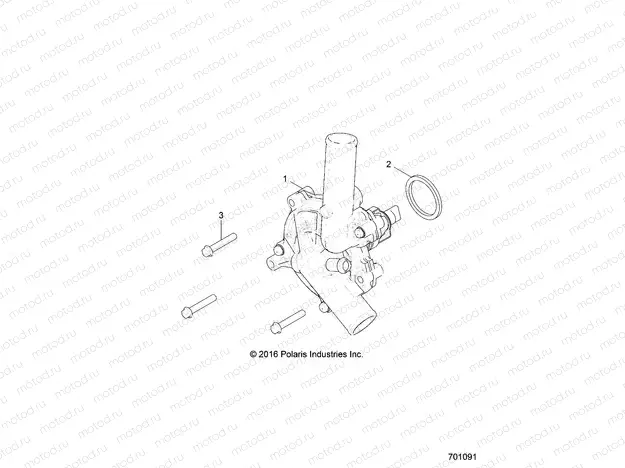 ENGINE | ENGINE, COOLING, WATERPUMP - Z20ASA87B2/E87BH/BW (701091)