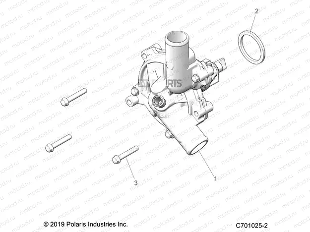 ENGINE | ENGINE, COOLING, WATERPUMP - Z20ASA87B2/E87BH/BW/LW (C701025-2)