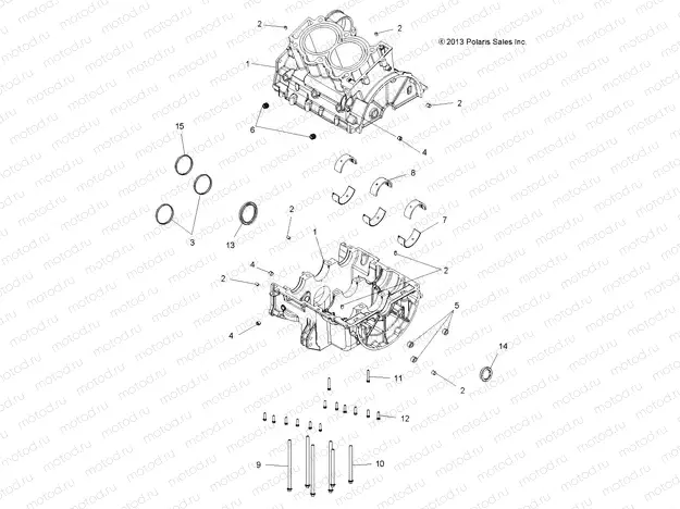 ENGINE | ENGINE, CRANKCASE - A18SXN85A8