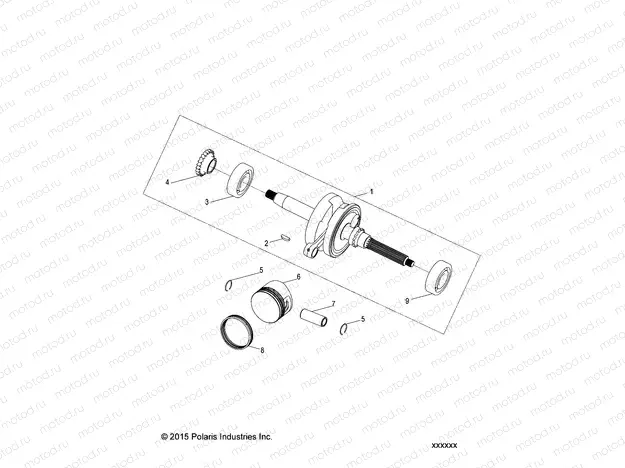 ENGINE | ENGINE, CRANKSHAFT and PISTON - A18YAF11B5/N5 (A00034)