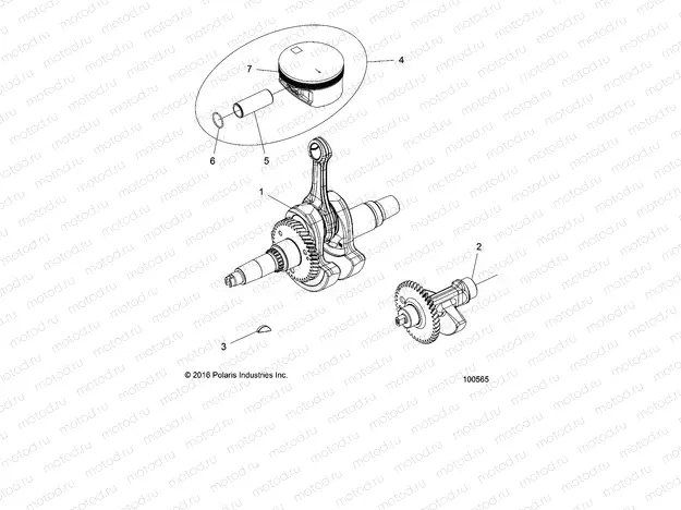 ENGINE | ENGINE, CRANKSHAFT, PISTON and BALANCE SHAFT - A18DAA50B7
