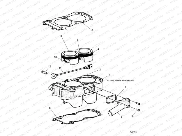 ENGINE | ENGINE, CYLINDER AND PISTON - Z16VDE92NH/NW (700465)