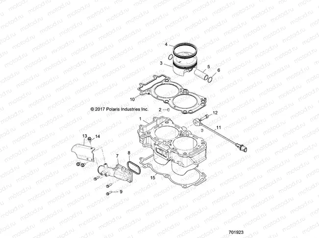 ENGINE | ENGINE, CYLINDER AND PISTON - Z18VDE92LS (701923)