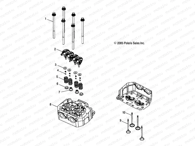 ENGINE | ENGINE, CYLINDER HEAD and VALVES - R09RF68AF/AR/AZ (4999202259920225D14)