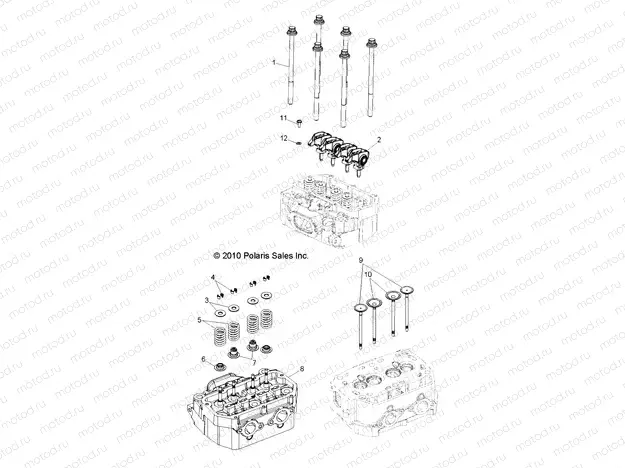 ENGINE | ENGINE, CYLINDER HEAD and VALVES - R11VH76/VY76 ALL OPTIONS (49RGRVALVE11RZRS)