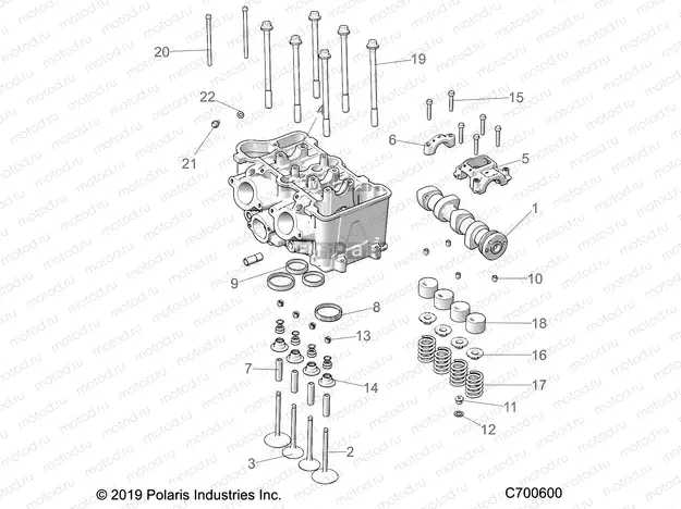 ENGINE | ENGINE, CYLINDER HEAD AND VALVES - R21T6E99A9/AG/AP/B9/BG/BP (C700600)