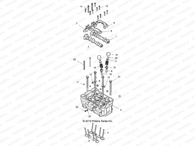 ENGINE | ENGINE, CYLINDER HEAD AND VALVES - Z18VFE92NB/NU (49RGRVALVE14RZR1000)