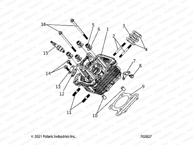 ENGINE | ENGINE, CYLINDER HEAD ASM. - Z22HCB18N2 (702827)