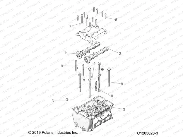ENGINE | ENGINE, CYLINDER HEAD - Z21R4D92AM/BM/AC (C1205828-3)