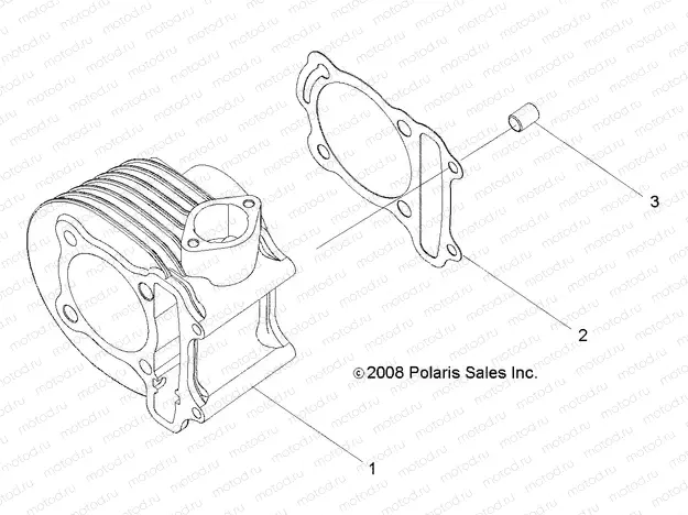 ENGINE | ENGINE, CYLINDER - R11VA17AA (49RGRCYLINDERHD09RZR170)