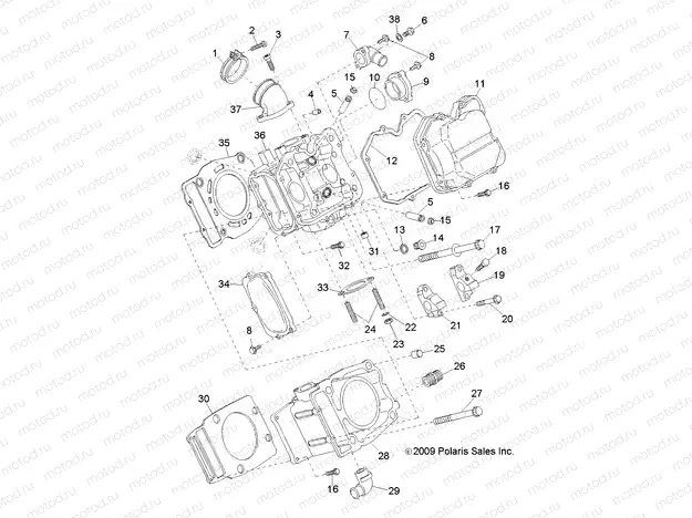 ENGINE | ENGINE, CYLINDER - R13RH45AG (49RGRCYLINDER10)
