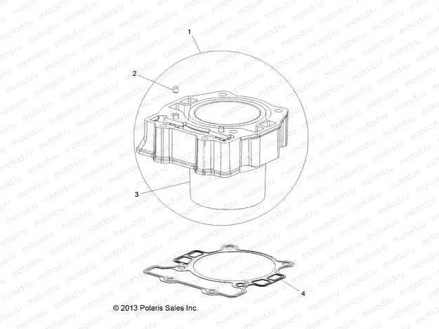 ENGINE | ENGINE, CYLINDER - R15RMA32FA (49ATVCYLINDER14SP325)