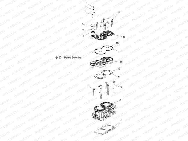 ENGINE | ENGINE, CYLINDER - S20MDX6JSA/6JEA (49SNOWCYLINDER12600IQRCR)