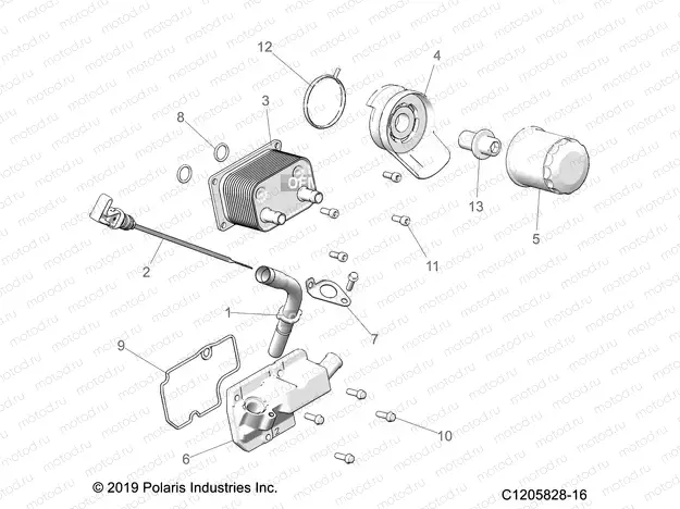 ENGINE | ENGINE, DIPSTICK AND OIL FILTER - Z23R4E92A/92B (C1205828-16)