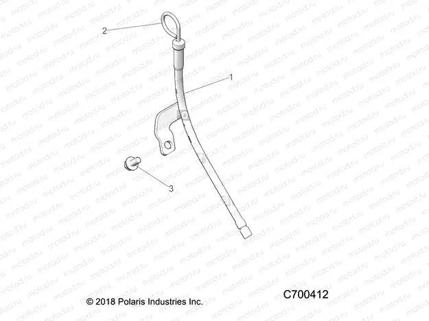 ENGINE | ENGINE, DIPSTICK - R20RRED4J1 (C700412)
