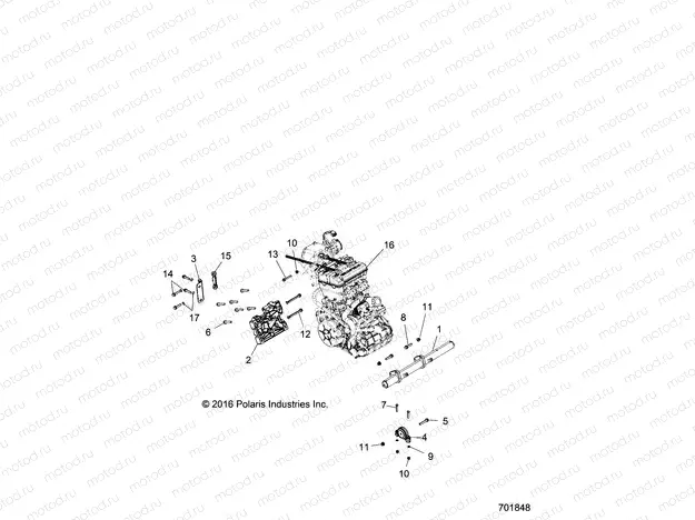 ENGINE | ENGINE, ENGINE MOUNTING - R18RVU99AS (701848)