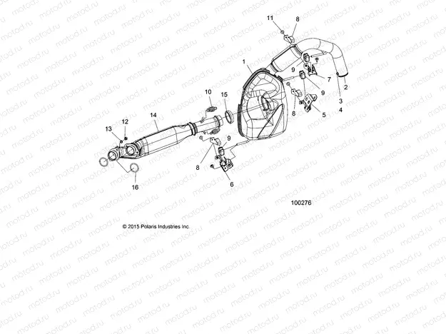 ENGINE | ENGINE, EXHAUST - A16SYE95AK/AP
