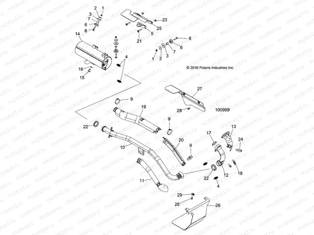 ENGINE | ENGINE, EXHAUST - A17SWS57C1/C2/E1/E2