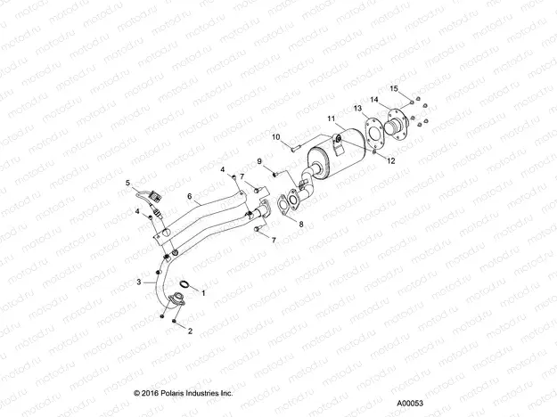 ENGINE | ENGINE, EXHAUST - A17YAK11A4/A6/N4/N6 (A00053)