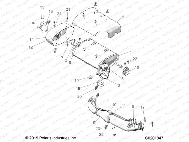 ENGINE | ENGINE, EXHAUST - A20SGE95AK (C0201047)