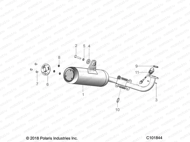ENGINE | ENGINE, EXHAUST SYSTEM, EVAP - A23HZB15B1/B4 (C101844)