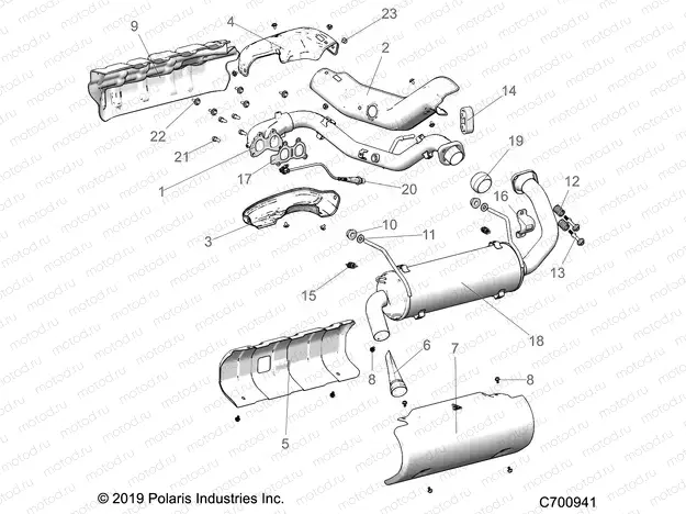 ENGINE | ENGINE, EXHAUST SYSTEM - R22TAA99A1/A7 (C700941)