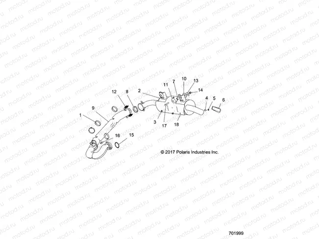 ENGINE | ENGINE, EXHAUST SYSTEM - R23MAE57DX (701999)