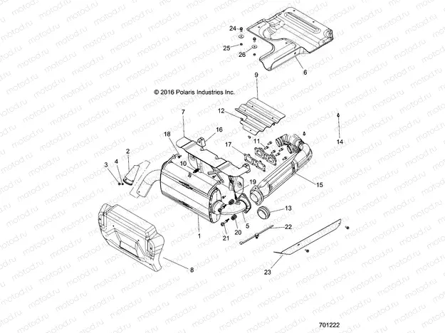 ENGINE | ENGINE, EXHAUST SYSTEM - Z15VFE99AT/AV/AP (701222)