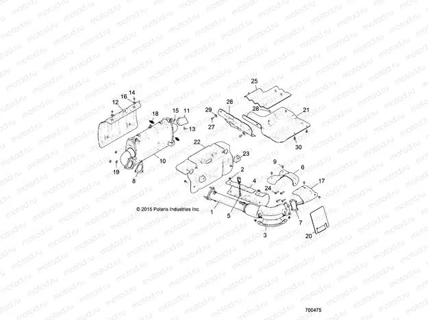ENGINE | ENGINE, EXHAUST SYSTEM - Z16VDE92NH/NW (700475)