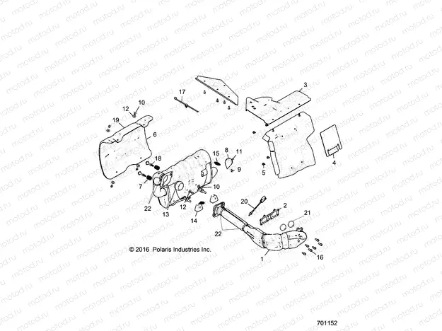 ENGINE | ENGINE, EXHAUST SYSTEM -  Z18VBE99BW (701152)
