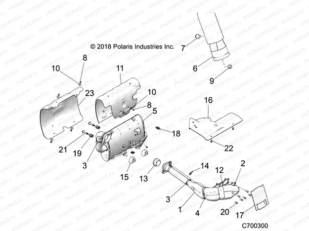 ENGINE | ENGINE, EXHAUST SYSTEM - Z21ASE99A5/B5/K99A4/B4 (C700300)