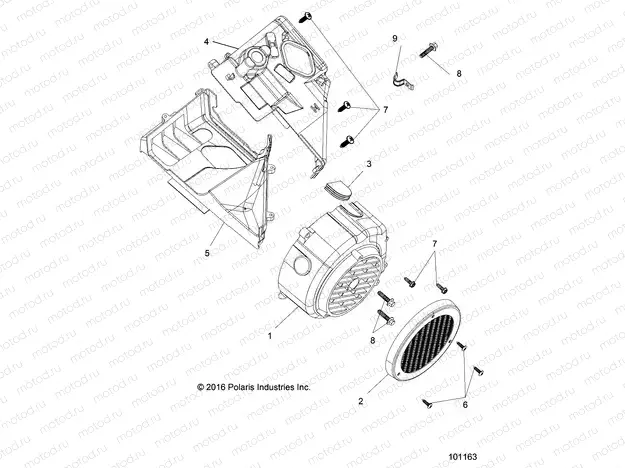 ENGINE | ENGINE, FAN COVER AND SHROUD COMP - A23HZB15A1/A4/B1/B4 (101163)