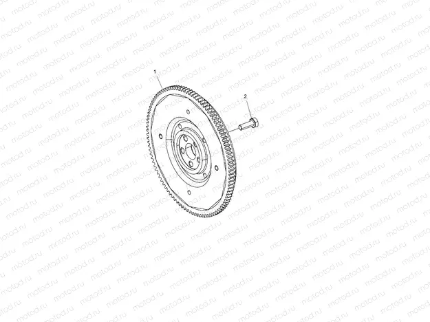 ENGINE | ENGINE, FLYWHEEL - R17RTAD1A1/ED1N1 (49OSPSFLYWHEEL15DSL)