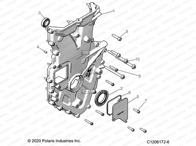 ENGINE | ENGINE, FRONT COVER AND RELATED - Z22RME2KAG/BG/K2KAN/BN (C701137-06)