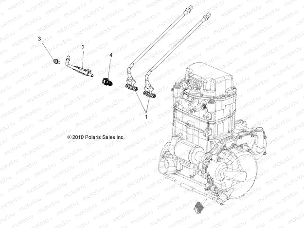 ENGINE | ENGINE, FUEL INJECTOR - A15S6A76FA (49ATVFUELINJECT116X6)