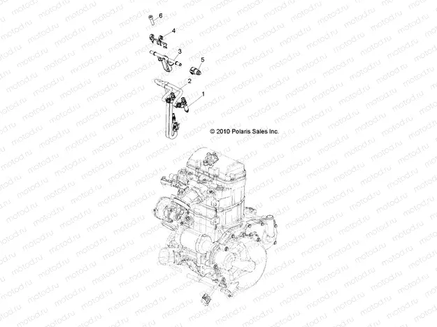 ENGINE | ENGINE, FUEL INJECTOR - R12VE76FX/FI (49RGRFUELINJECT11RZRS)