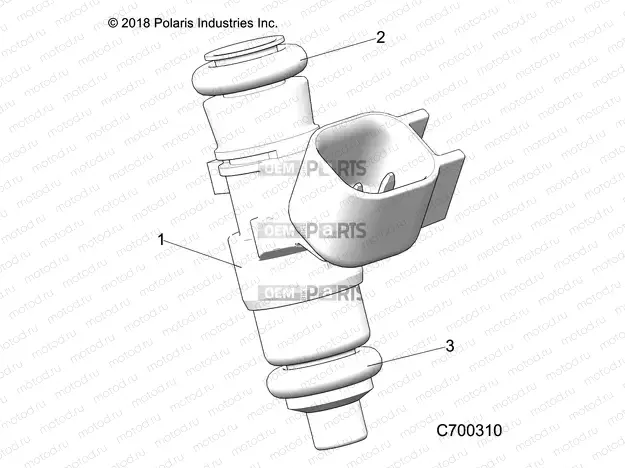 ENGINE | ENGINE, FUEL INJECTOR - R23MAE57DX (C700310)