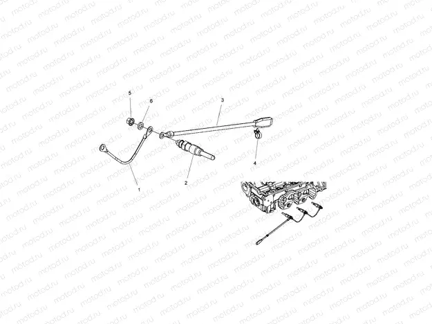 ENGINE | ENGINE, GLOW PLUGS - R16RVAD1A1 (49RGRGLOWPLUG15DSL)
