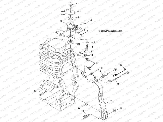 ENGINE | ENGINE, GOVERNOR - S20WAA1ASA/AEA (4997579757B06)