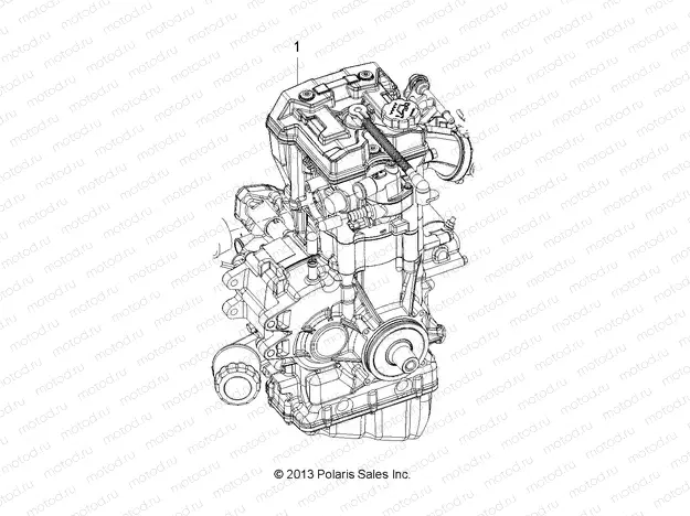 ENGINE | ENGINE, LONG BLOCK - A18SHE57FS (49ATVLB14SP570)