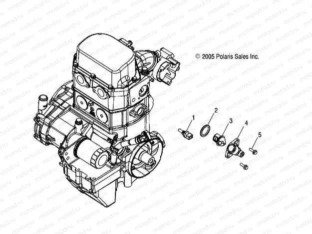 ENGINE | ENGINE, MANIFOLD and THERMOSTAT - A07MH76FA (4999200299920029D07)