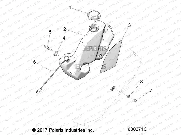 ENGINE | ENGINE, OIL BOTTLE ASM. - S21DDL6PS ALL OPTIONS (600671C)