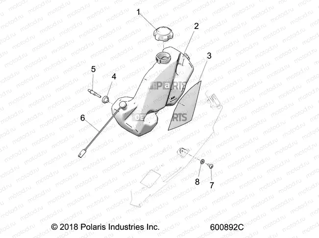 ENGINE | ENGINE, OIL BOTTLE ASM. - S21EEF6PS/PEL (600892C)