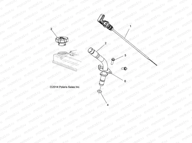 ENGINE | ENGINE, OIL DIPSTICK - A18DCE87BB (49RGRDIPSTICK15RZR900)