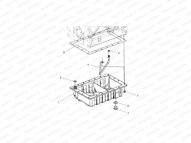 ENGINE | ENGINE, OIL PAN - R16RVAD1A1 (49RGROILPAN15DSL)