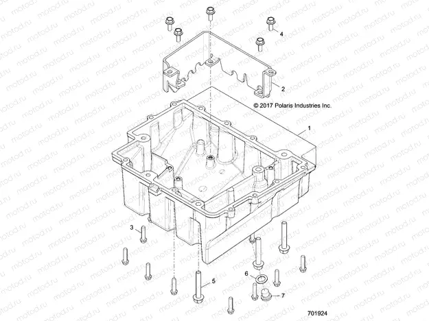 ENGINE | ENGINE, OIL PAN - Z18VDE92LS (701924)