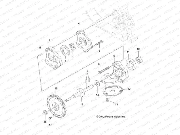 ENGINE | ENGINE, OIL PUMP - A12MH50AD/AO/AQ/AX/AZ (49ATVOILPUMP12SP500)