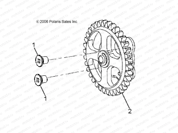 ENGINE | ENGINE, OIL PUMP - A15YAK05AD/AF (49ATVOILPUMP07OTLW90)