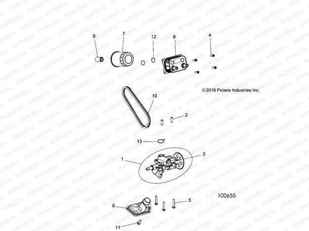 ENGINE | ENGINE, OIL PUMP and OIL COOLER - A18DCE87BB (100655)