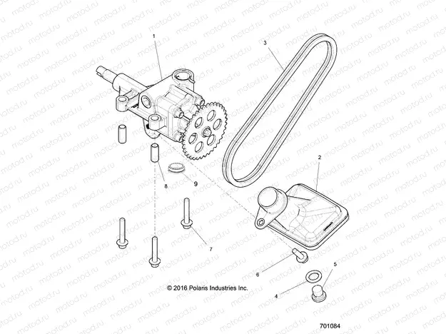 ENGINE | ENGINE, OIL PUMP - G20GAE99A2/A4/D99AK/AS/BK/BS (701084)